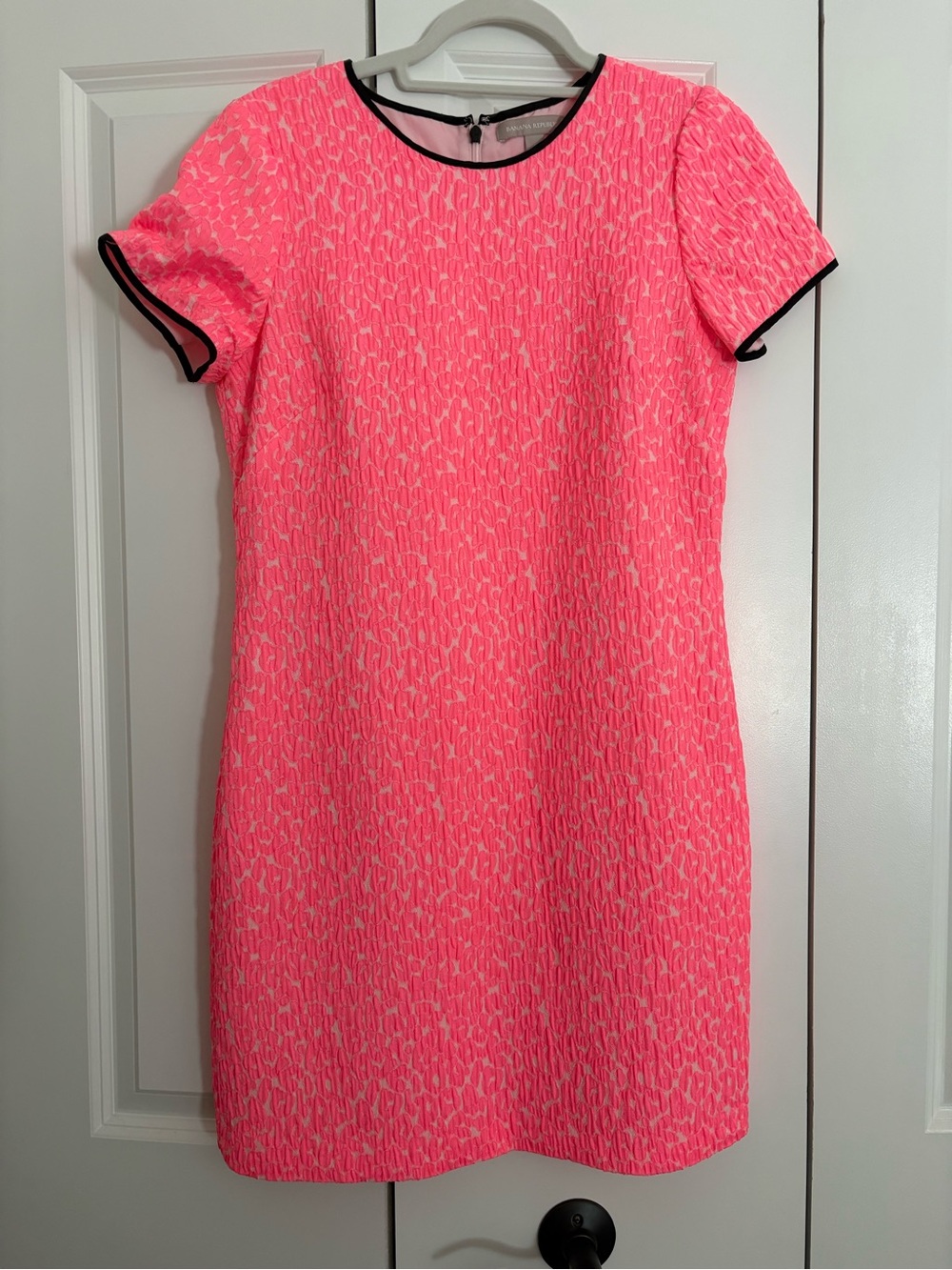 Hot pink Banana Republic dress